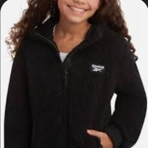 Reebok Kids Black Fleece Jacket